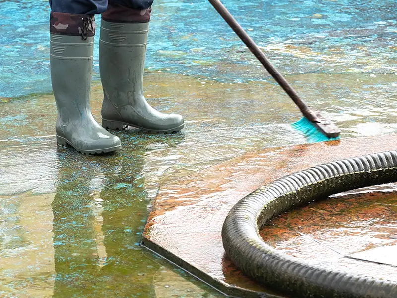 sewage cleanup company